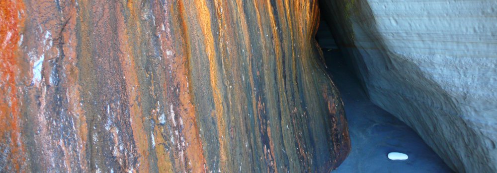 Rost im Fels