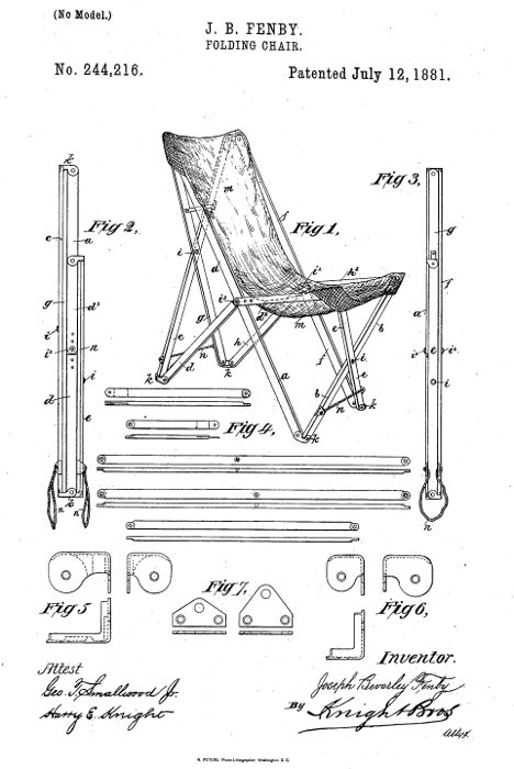 Patentzeichnung Fenby - US244216